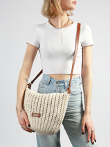 Cross Body Tas Tresse Coton Lancaster Beige tresse coton 69-vue-porte